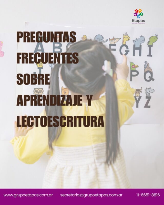 Las preguntas sobre aprendizaje suelen venir acompañadas de preocupación.Y muchas veces lo primero que ayuda no es hacer más.Es entender mejor qué está pasando.#GrupoEtapas #Aprendizaje #Lectoescritura #Infancia